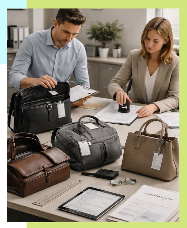 Сертификация сумок в Химках от 7775 руб. | Алешин-Хмк