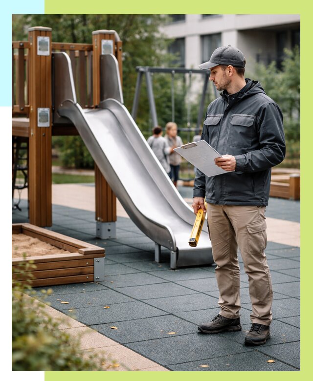 Сертификация детских площадок в Химках от 25918 р. | Алешин-Хмк