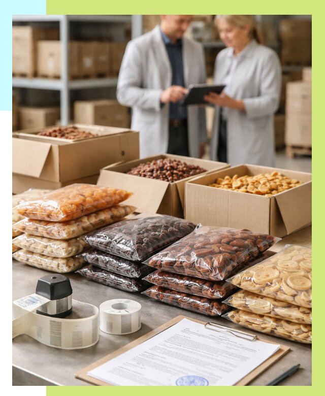 Сертификация сухофруктов в Химках от 12440 р. | Алешин-Хмк под ключ