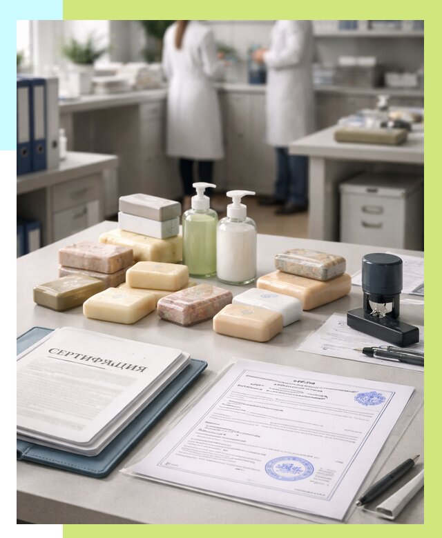 Сертификация мыла и сертификат на мыло в Химках от 12440 | Алешин-Хмк
