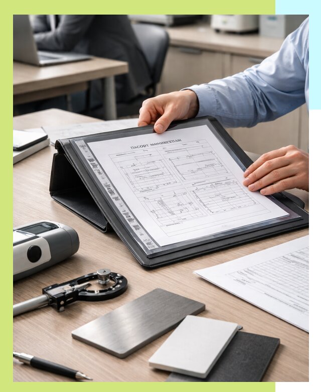 Оформление паспорта материала для продукции в Химках