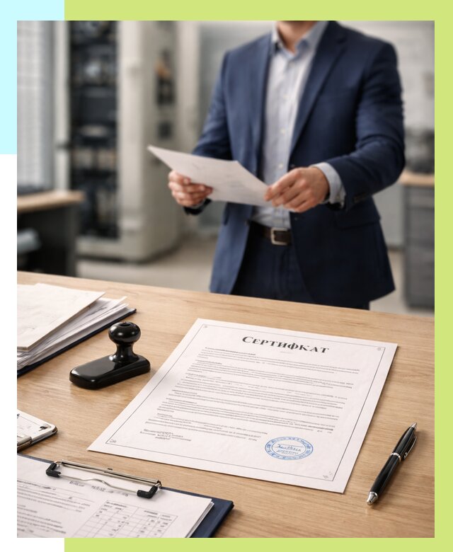 Сертификат на оборудование в Химках от 15551 р. | Алешин-Хмк