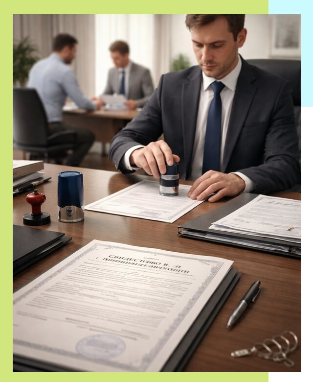 Оформление свидетельства о государственной регистрации в Химках