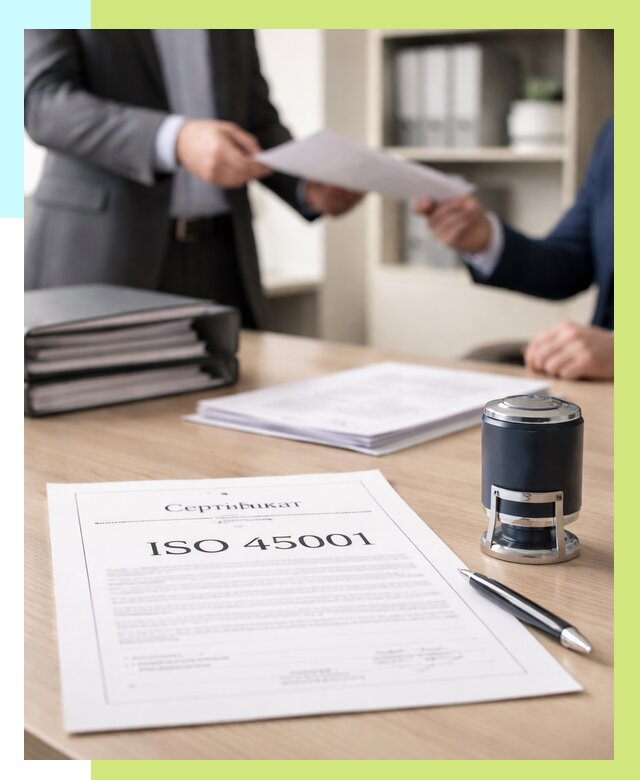 Сертификат ISO 45001 в Химках под ключ от 46652 р. | Алешин-Хмк