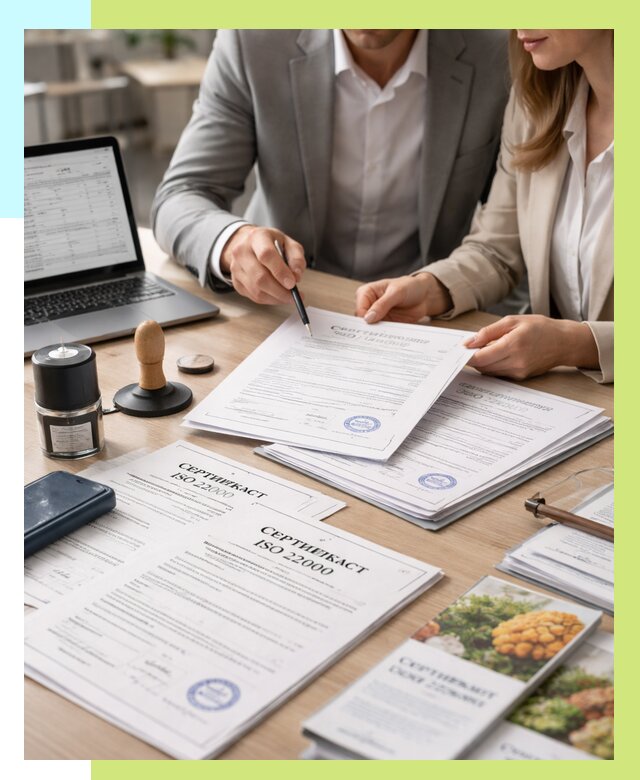 Сертификат ISO 22000 в Химках от 41468 р. под ключ | Алешин-Хмк