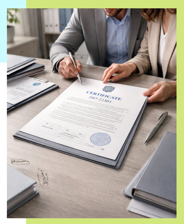 Сертификат ISO 22301 в Химках от 46652 р. | Алешин-Хмк срочно