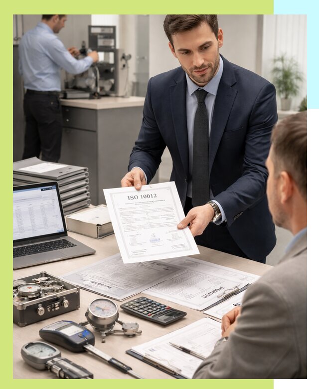 Выдача сертификата ISO 10012 по требованиям метрологии в Химках