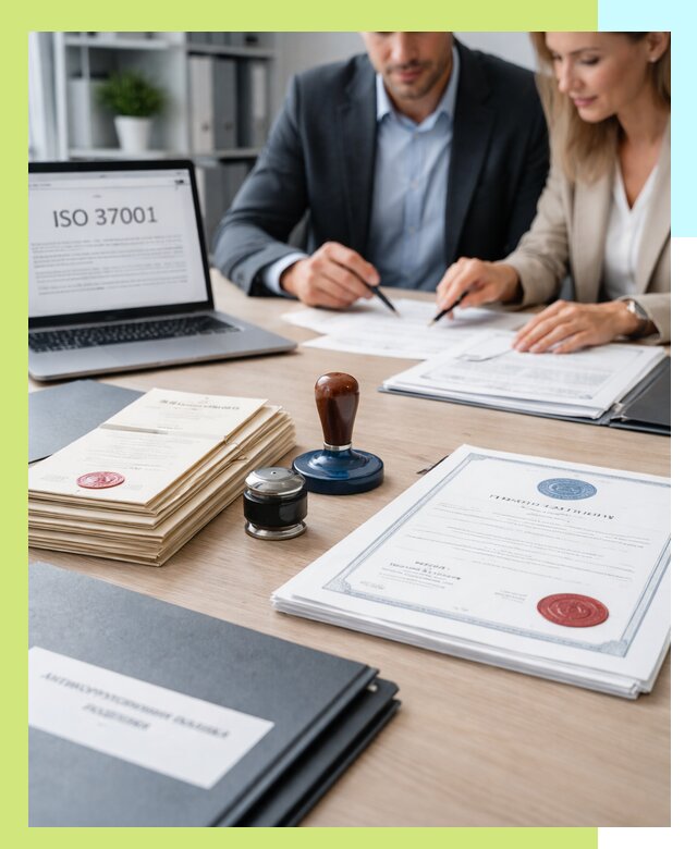 Получение сертификата ISO 37001 по системе борьбы с коррупцией в Химках