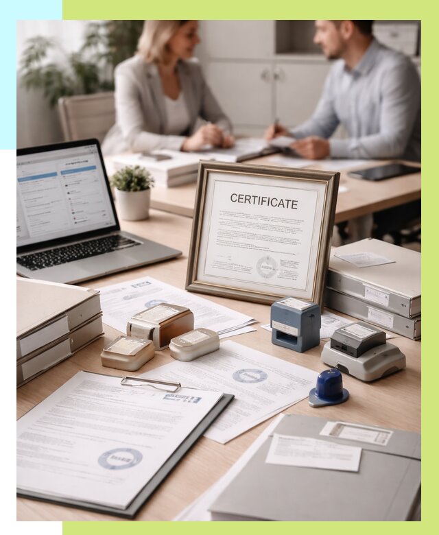 Сертификация компании в Химках от 46652 р. | Алешин-Хмк — заказ